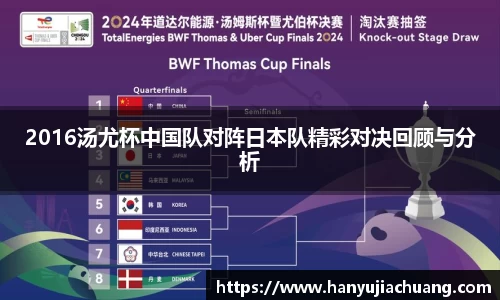 2016汤尤杯中国队对阵日本队精彩对决回顾与分析
